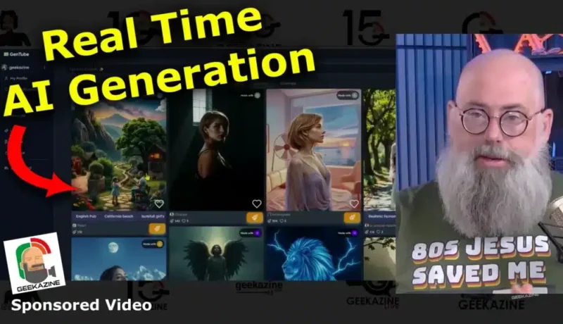 Gentube.app is real time AI generation