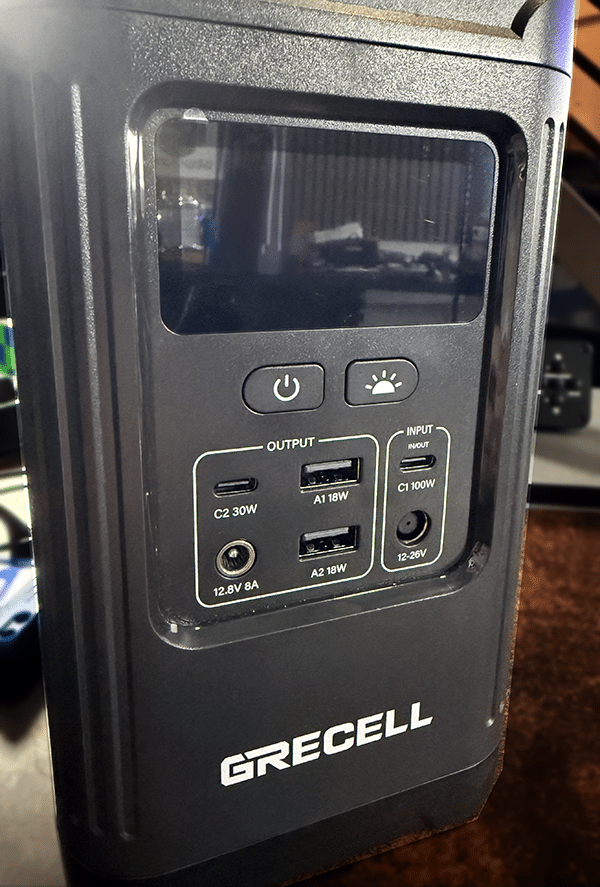 Front of the GRECell 240W Charger